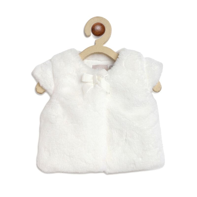 Faux Fur Sleeveless Jacket image number 0